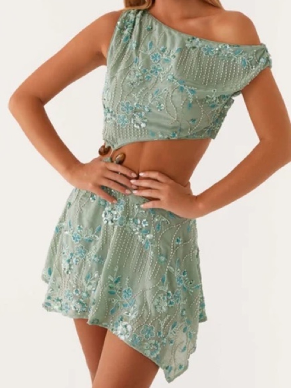 NWT Peppermayo Aletta Sequin Mini Dress Size US 10